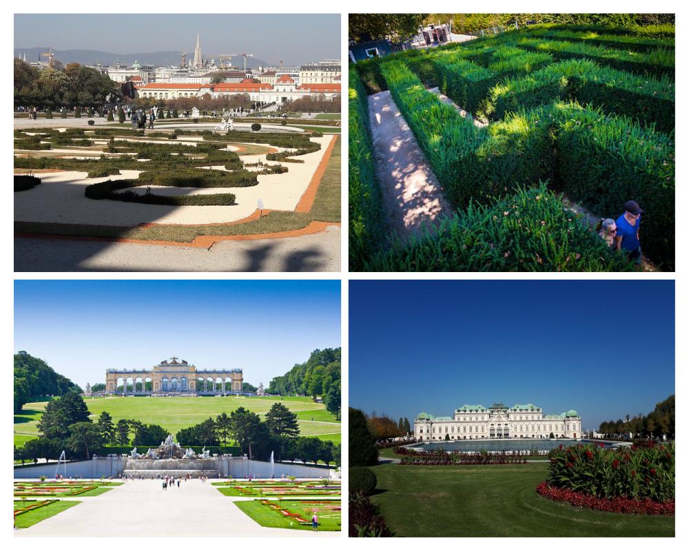 Fotos jardines y fachada del palacio de Schönbrunn