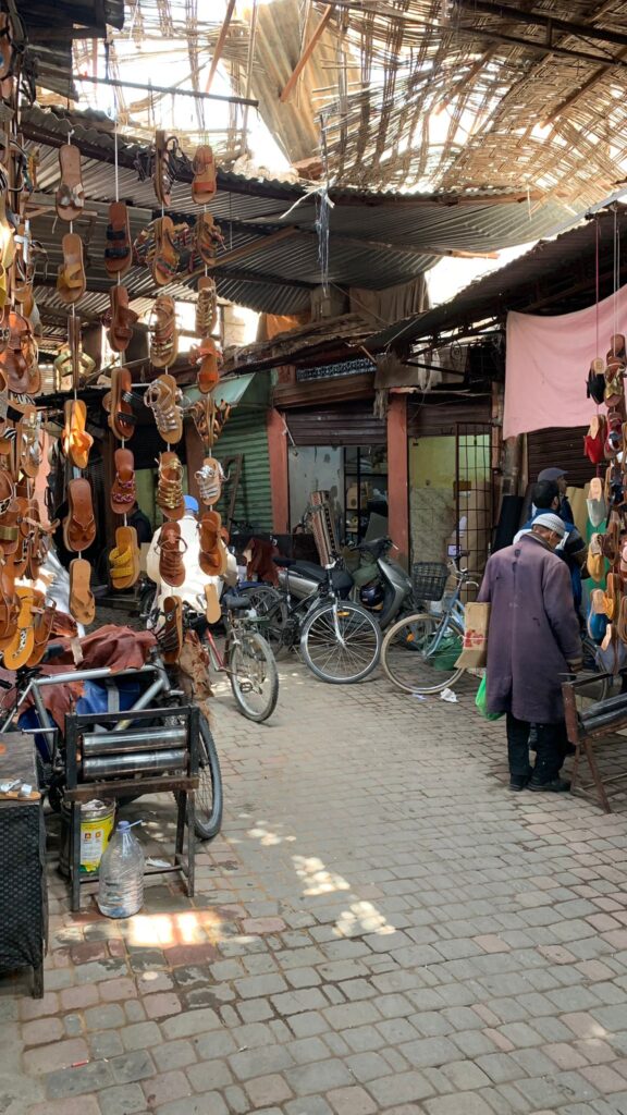imagen del zoco de Marrakech