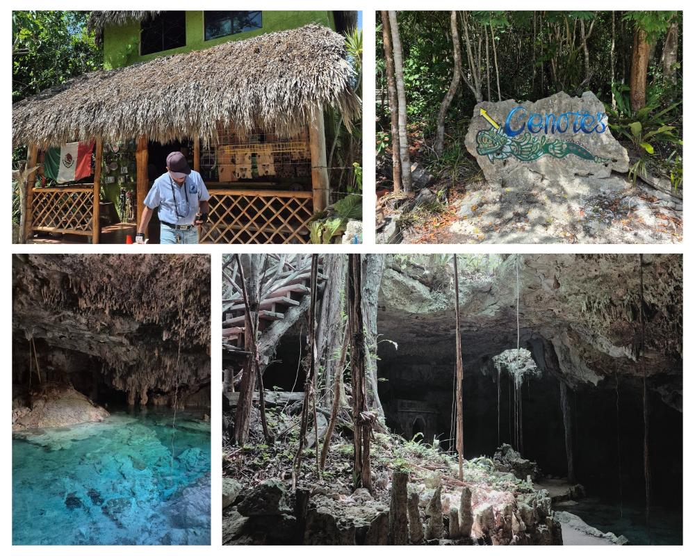 Imagenes de los cenotes que visitamos en Aldea Nueva.