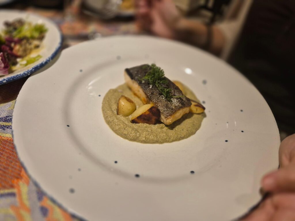 detalle de plato de la cena en el hotel todo incluido Royal Hudeaway Playacar